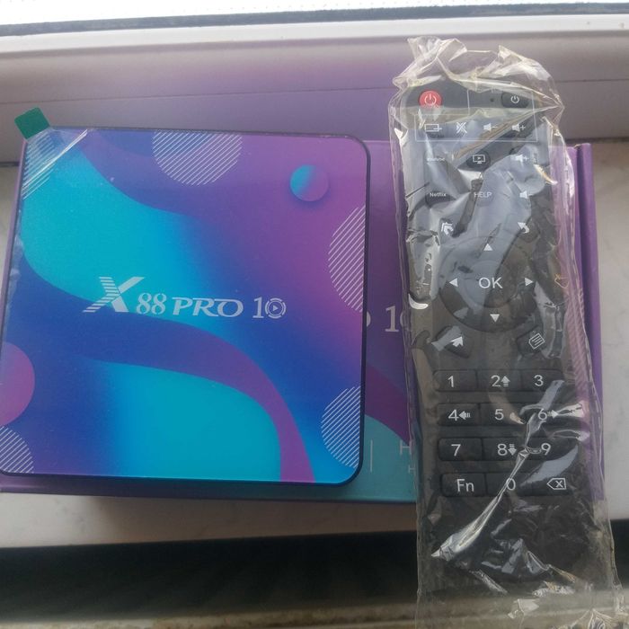 Vand tv box x88 pro 10 4k android 11 4 gb ram,64 rom