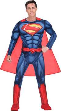 Costum carnaval bărbați Warner Bros Superman,marimea 40-42
