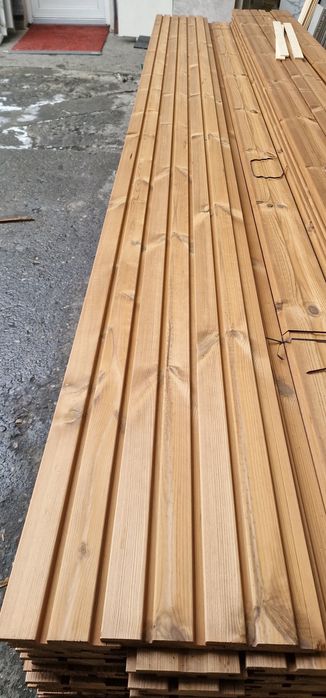 Riflaj din pin nordic termotratat 3d