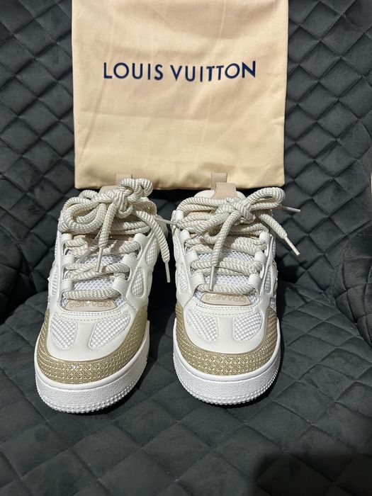 Louis Vuitton Cream Skate Beige Marime 38