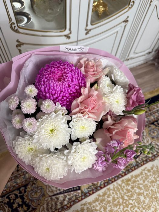 Цветы после мероприятия