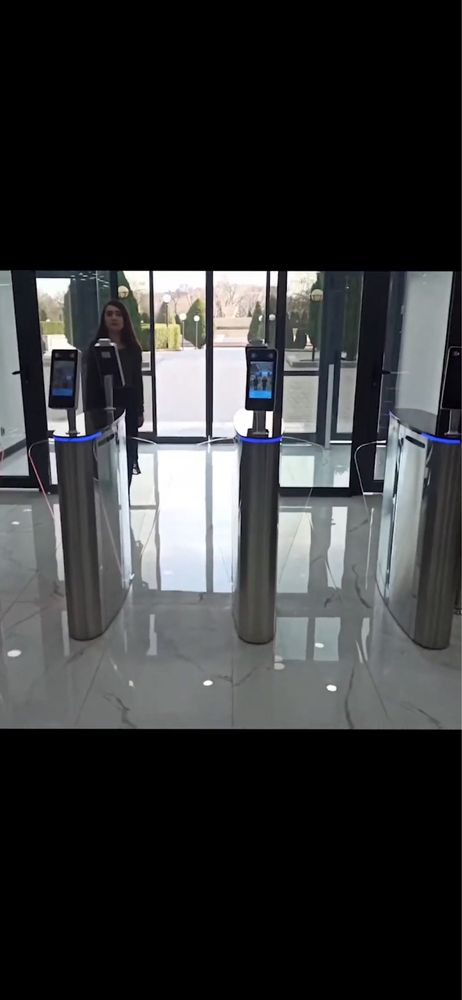 Установка турникет Face id