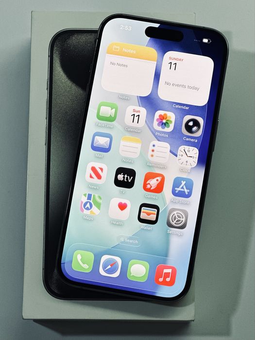 iPhone 15 Pro Titanium 256GB 95% battery