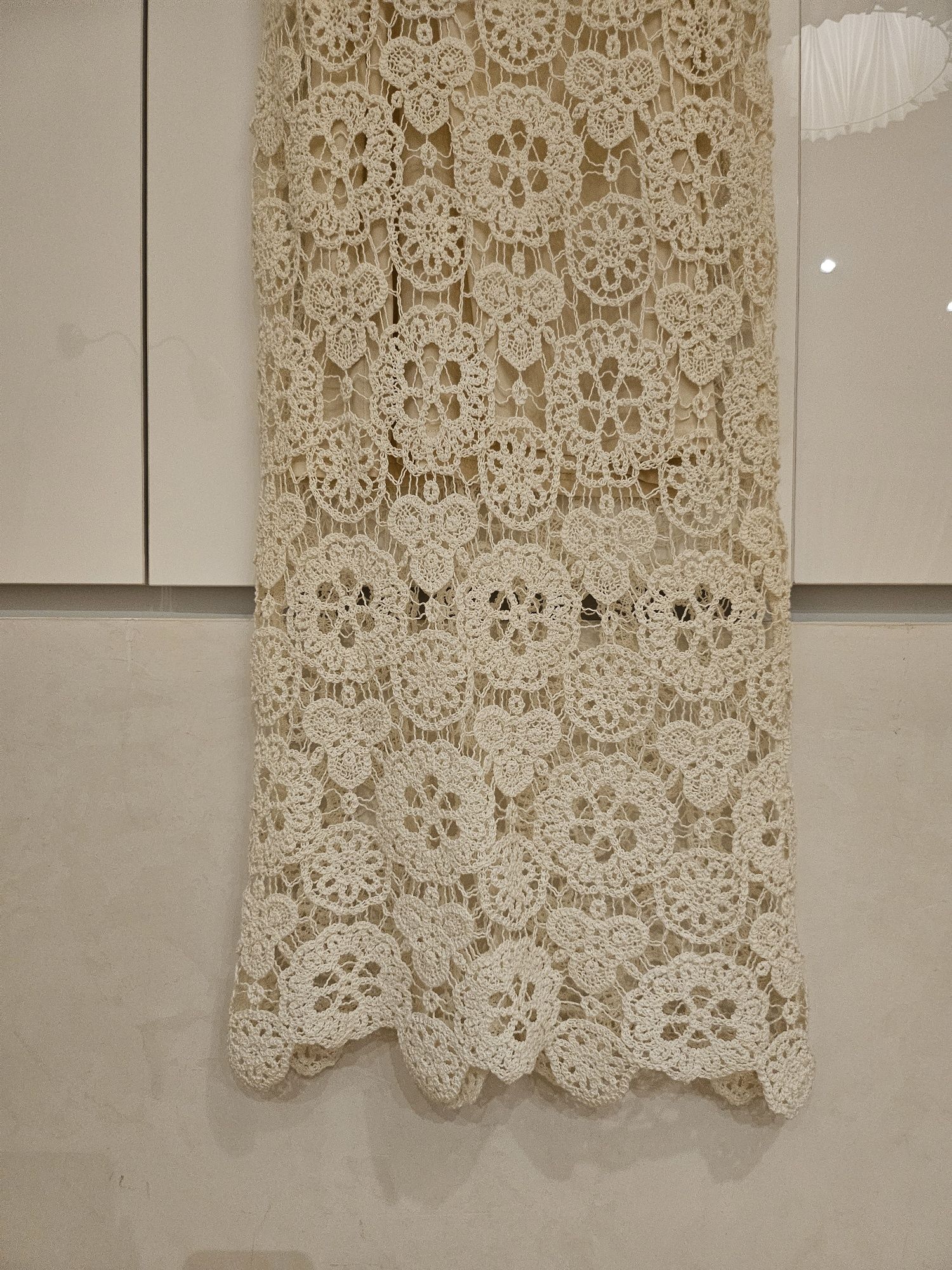 ZARA VIRAL Dress  Makreme Knit рокля S