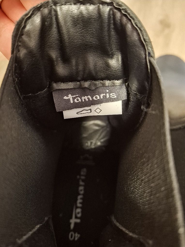 Боти " Tamaris" -естествена кожа,40 номер