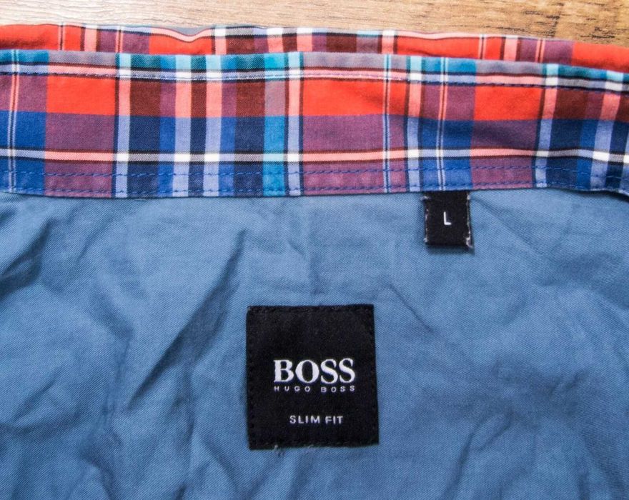 HUGO BOSS Slim fit Оригинална мъжка риза размер L