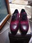 Pantofi visinii piele