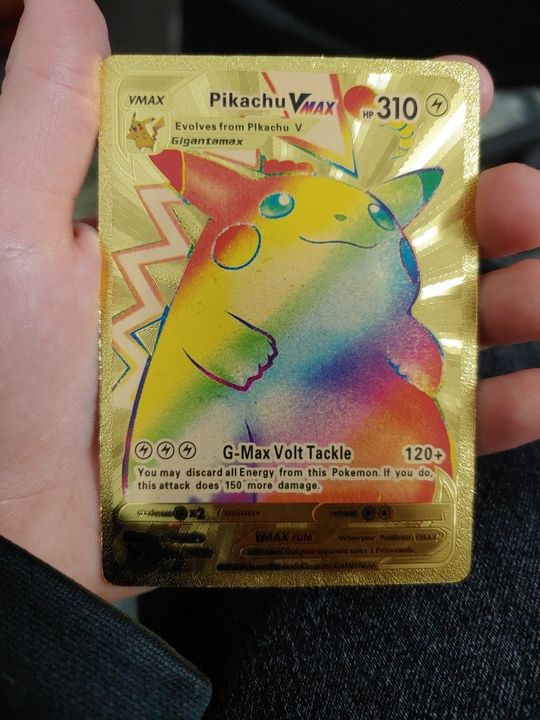 Pikachu vmax gold