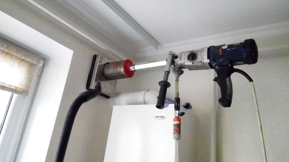 Алмазное бурение сверление  на чистовую отделку штробление проемы