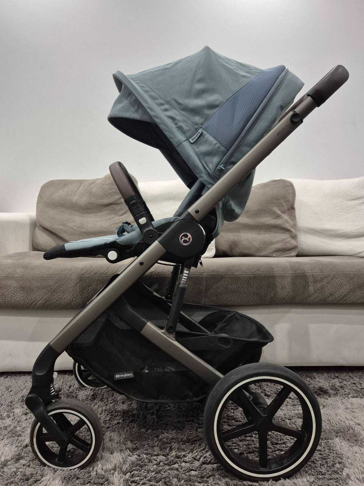 Cybex Balios S Lux Sky Blue Комбинирана бебешка количка 2в1
