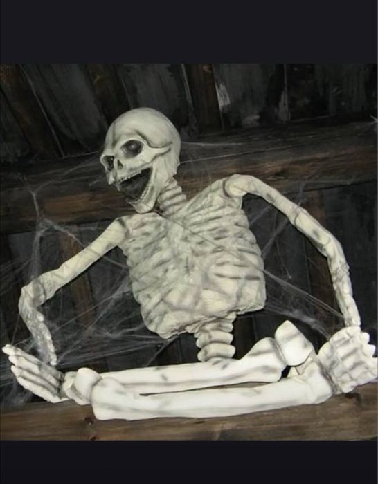 исскуственная паутина с пауками