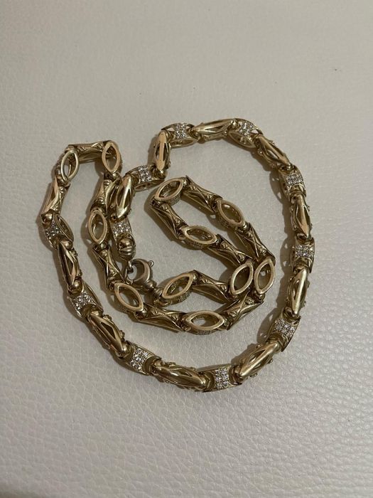 Lant aur 14k, model Cartier