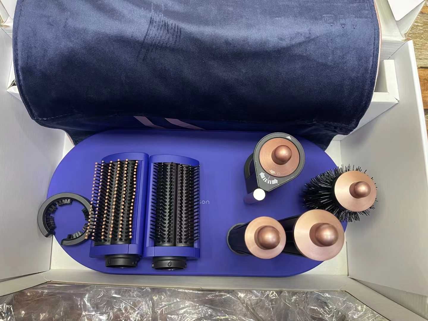 Маша Multistyler Dyson Airwrap Complete Long HS05, Син / Розов