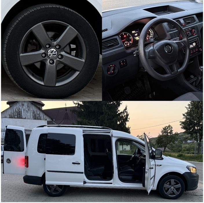 VW Caddy Maxi 7 locuri 2.0 TDi 2017 euro 6