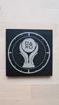 Suport pahar / coaster din ardezie personalizat prin gravura laser