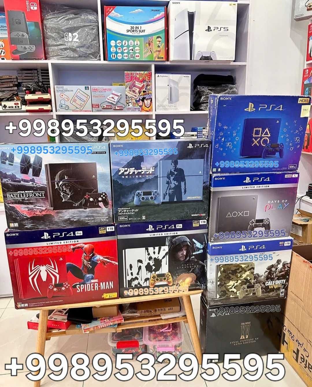 Playstation PS3 PS4 PS5 Slim Pro Top с играми New оптом