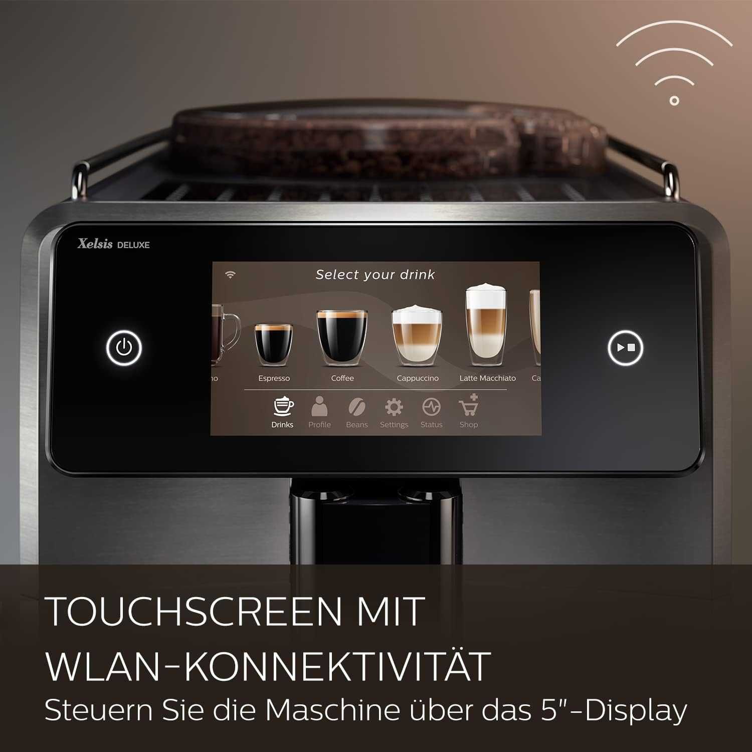 Кафеавтомат Saeco Xelsis Deluxe (SM8785/00) 1500W Bean-To-Cup