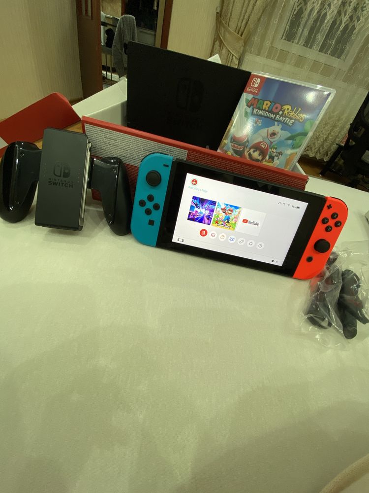 Nintendo switch+mario joc