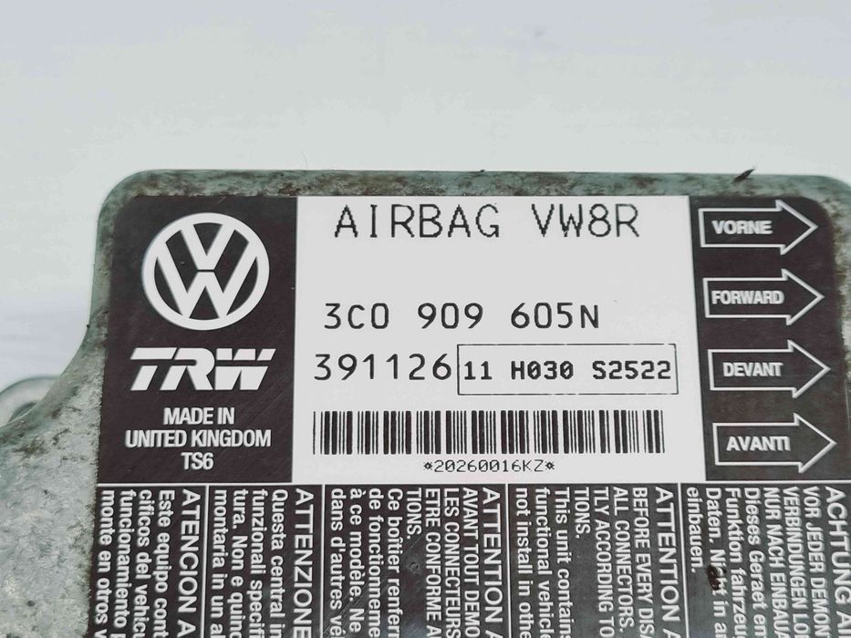 Calculator airbag Volkswagen Passat B6 Variant (3C5) [Fabr 2005-2010]