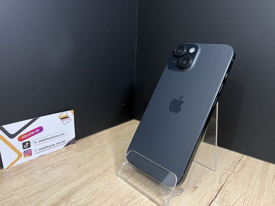 Iphone 15 128Gb Black 3 ani garanție, Telefoane Mureș