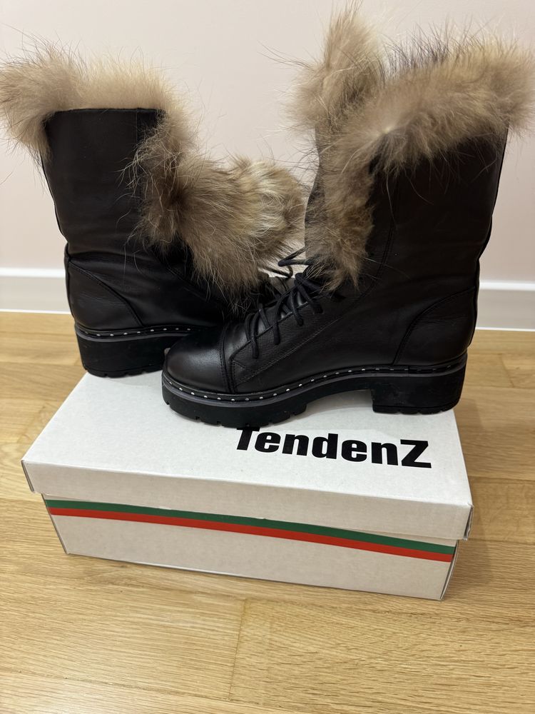 Ботуши от естествена кожа Tendenz
