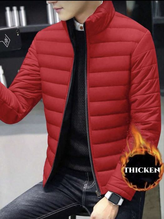 Geaca captusita rosie unisex