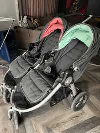 Детска бебешка количка за близнаци Bumbleride Indie Twin