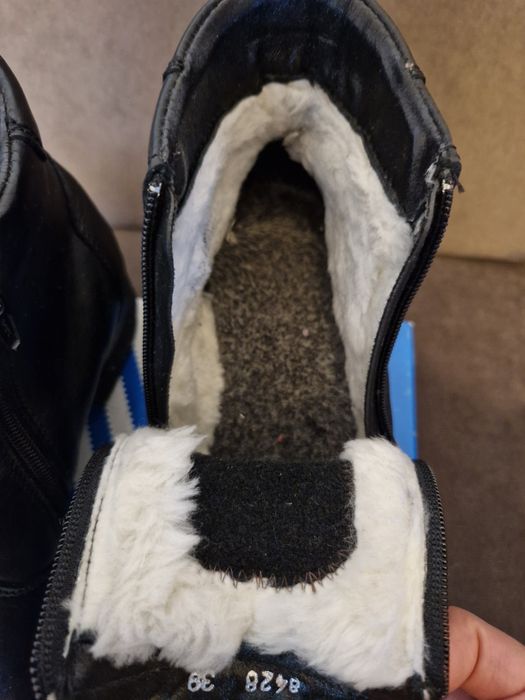 Cizme dama imblanite din piele