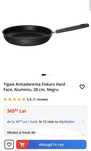 Tigaie Antiaderenta Fiskars Hard Face, Aluminiu, 28 cm, Negru