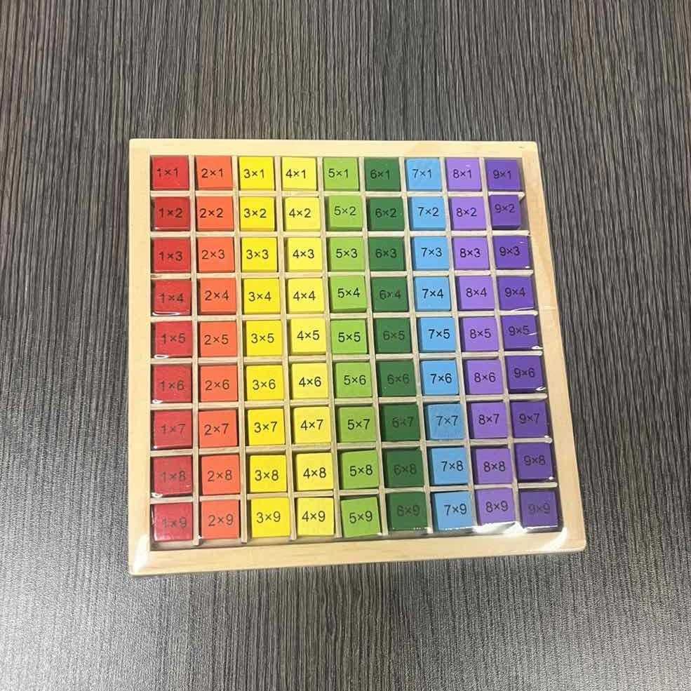Дървена таблица за умножение