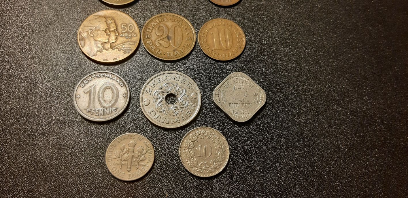 Лот от монети европейски монети