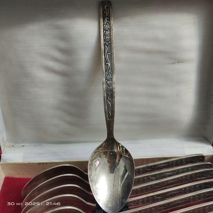 Столовые мельхиоровые ложки новые