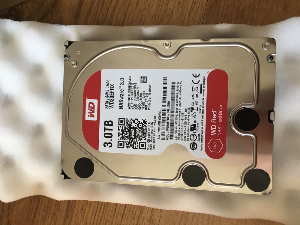 Hard Disk WD Red Nas 3TB HDD Defect