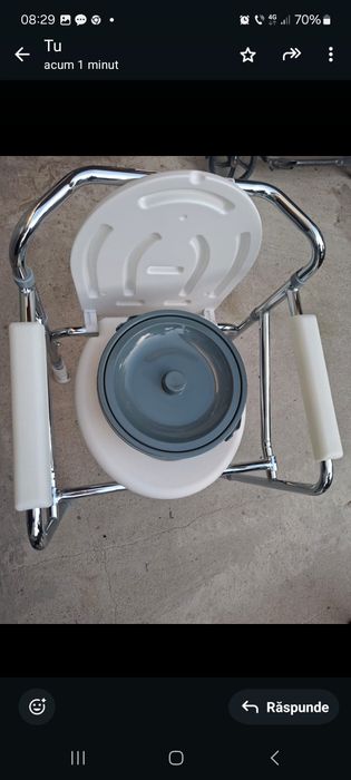 Scaun rotile și scaun oala se vând separat sau impreuna