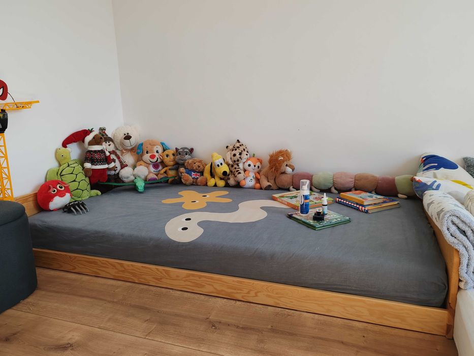 Pat copil Montessori + saltea jisk