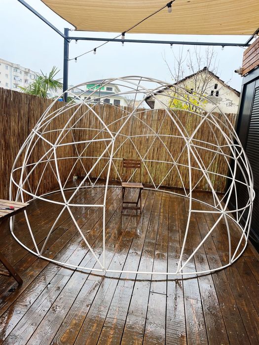 Schelet/cadru Iglu / pavilion terasa pentru orice anotimp