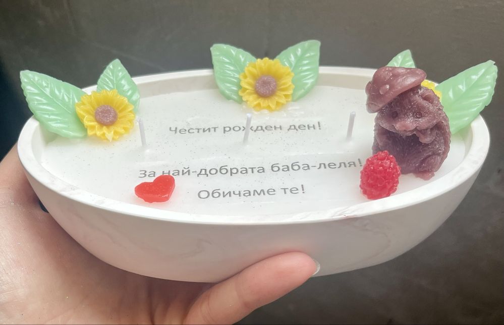 Ръчно изработени свещи от соев восък