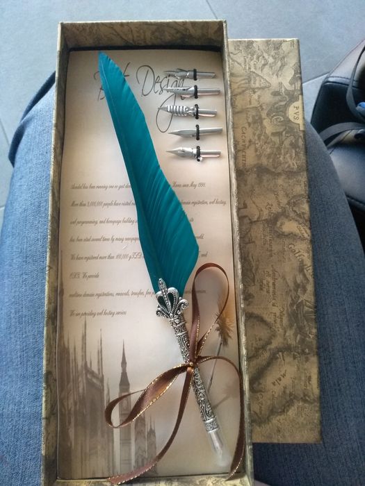 Новое перо для Каллиграфии набор + 5 перьев + коробка в подарок