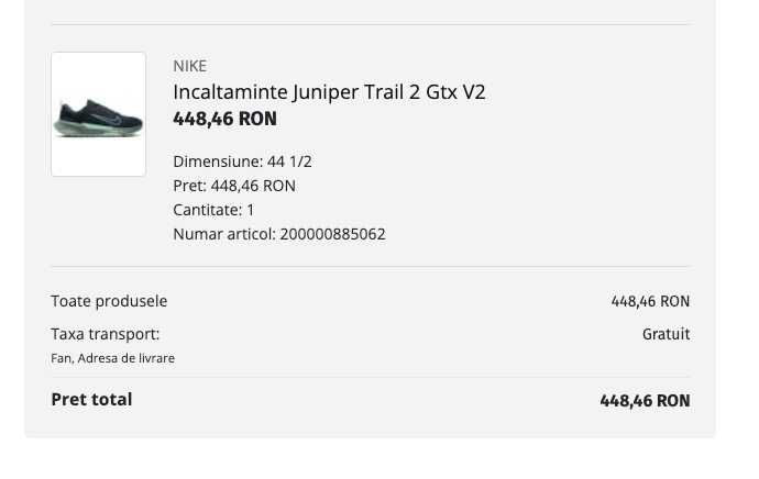 NIKE Juniper Trail 2 Gtx V2 / 44.5