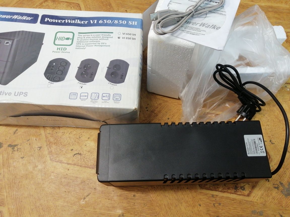 UPS PowerWalker VI 850SE VA Аварийно захранване  цена-90лв.