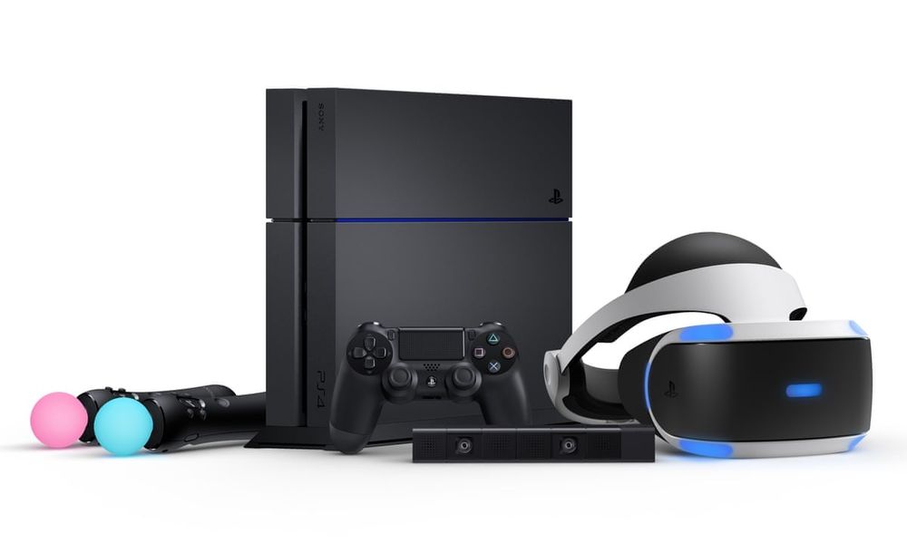 Vând consola PS4 Pro 1TB + VR