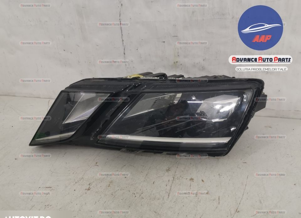 Ляв фар оригинален с Full Led Шкода / Skoda Octavia 3 [фейслифт] Ориги