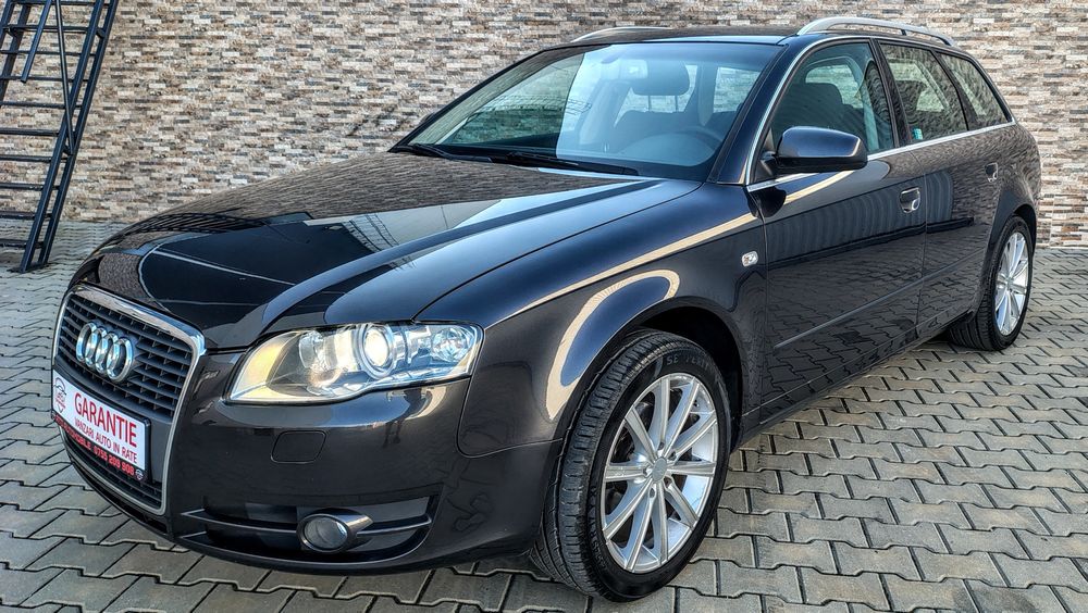 •Audi A4 SportLine~2.0TDI-1Ax~2007~Garantie~Rate cu Avans 0~Cart Serv•