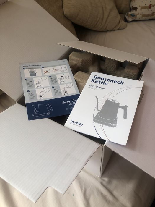 Miroco gooseneck kettle, кана за кафе, чисто нова