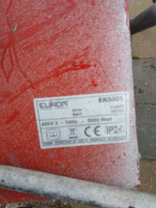 Aeroterma electrică industrială Eurom de 5000w