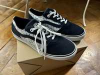 Vans old school albastri 36,5-37 cu flori tenisi adidasi