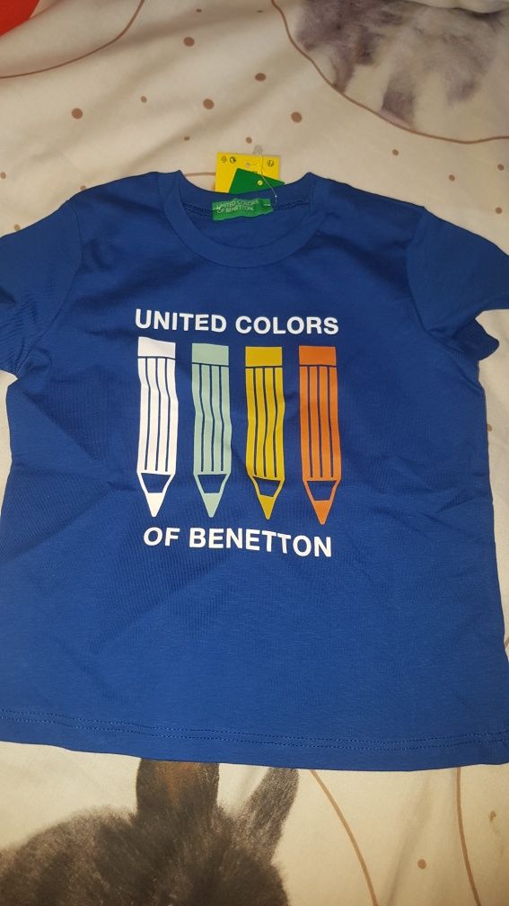 Бебешки тениски и дънки за момче Benetton