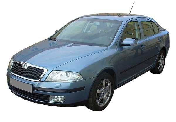 Bara fata Skoda Octavia 2 2004-2008 Negru F9R cu-fara spalator far