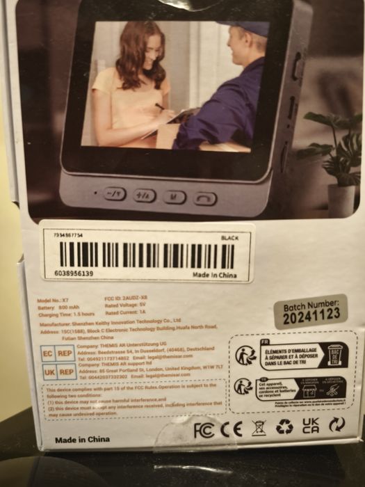 Дверной видео глазок Video Door Bell