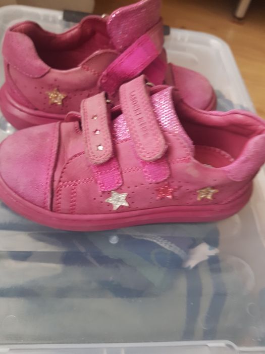 Adidași piele naturală/ pantofi fetita nr.25